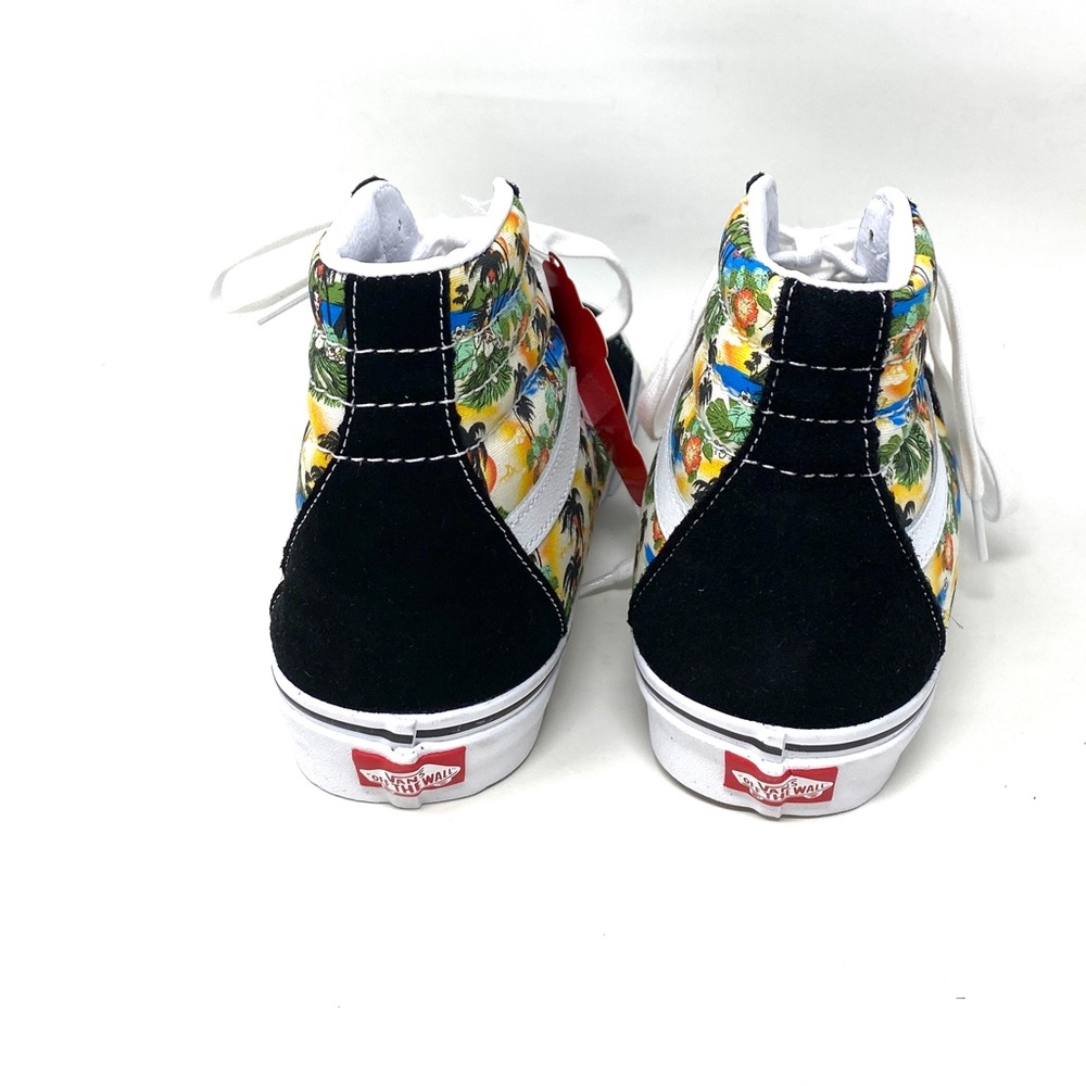 💖MEGA SALE💖VANS SK8-HI Aloha Black Men’s High  Suede Canvas  SB  VN0A5HXV6WC - Picture 4 of 9